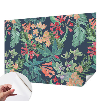Papier peint chambre ado Tropické kvety