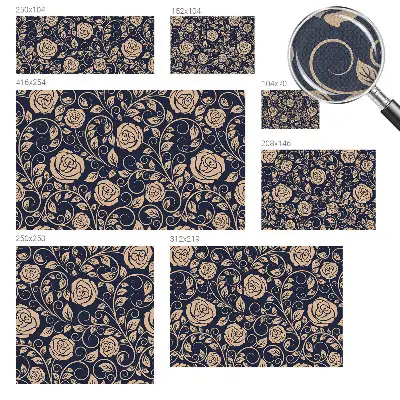 Papier peint photo grand format pour le mur Fleurs romantiques