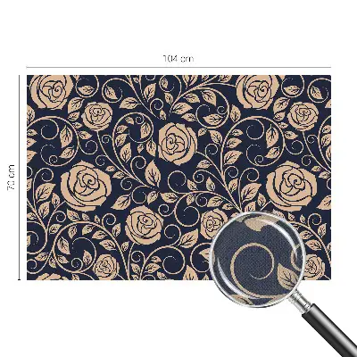 Papier peint photo grand format pour le mur Fleurs romantiques