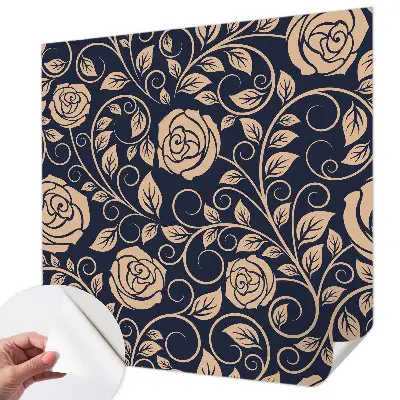 Papier peint photo grand format pour le mur Fleurs romantiques