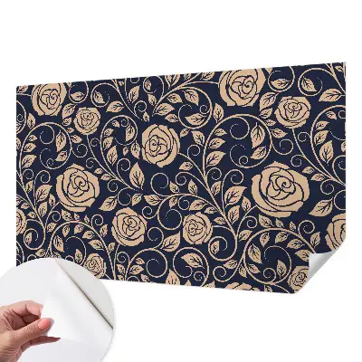 Papier peint photo grand format pour le mur Fleurs romantiques