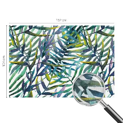 Papier peint intissé végétation exotique