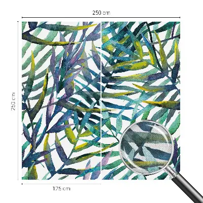 Papier peint intissé végétation exotique