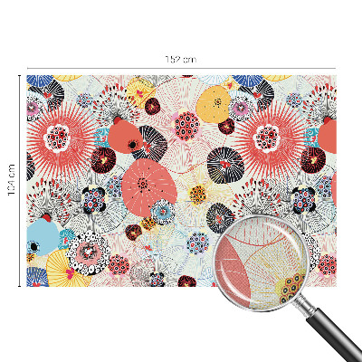 Papier peint chambre ado Farebné kvety