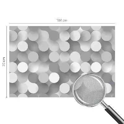 Papier peint photo sur tissu non tissé Cercles gris