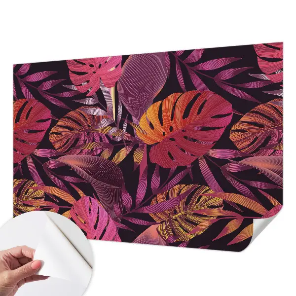 Papier peint photo grand format pour le mur feuilles exotiques