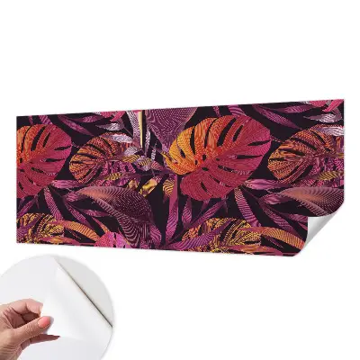 Papier peint photo grand format pour le mur feuilles exotiques