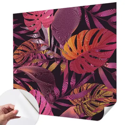 Papier peint photo grand format pour le mur feuilles exotiques