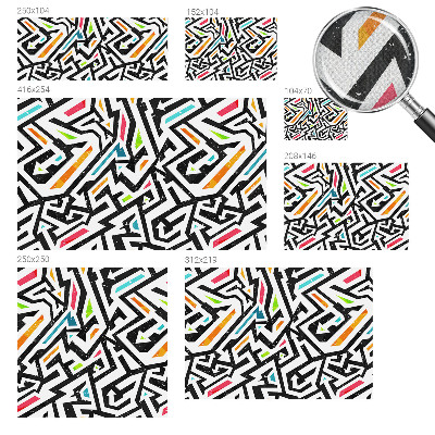Papier peint tendance chambre adulte Abstraktná mozaika
