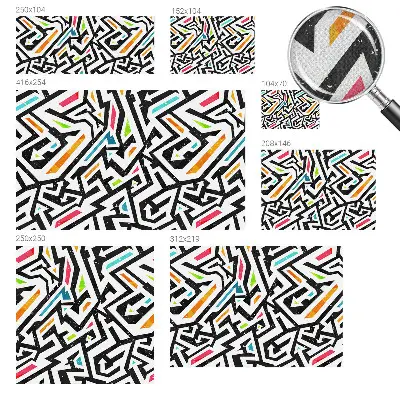 Papier peint photographique intissé Mosaïque abstraite