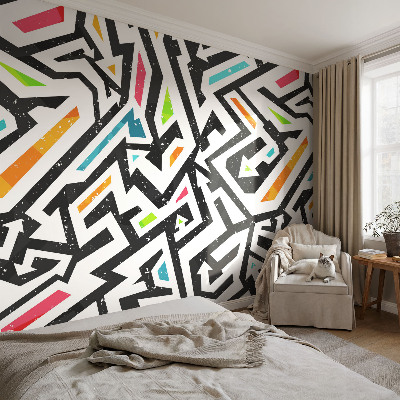 Papier peint tendance chambre adulte Abstraktná mozaika