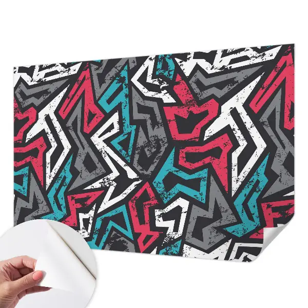 Papier peint intissé imprimé Mosaïque abstraite