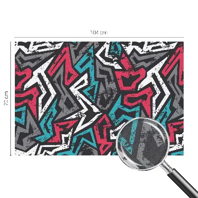Papier peint intissé imprimé Mosaïque abstraite