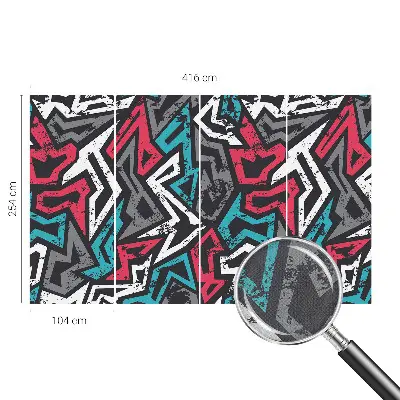Papier peint intissé imprimé Mosaïque abstraite