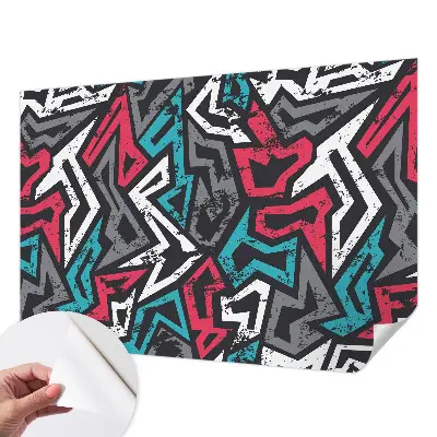 Papier peint intissé imprimé Mosaïque abstraite