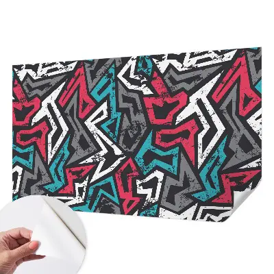 Papier peint intissé imprimé Mosaïque abstraite