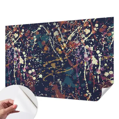 Papier peint photo grand format pour le mur abstraction colorée