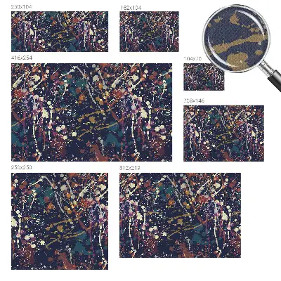 Papier peint photo grand format pour le mur abstraction colorée