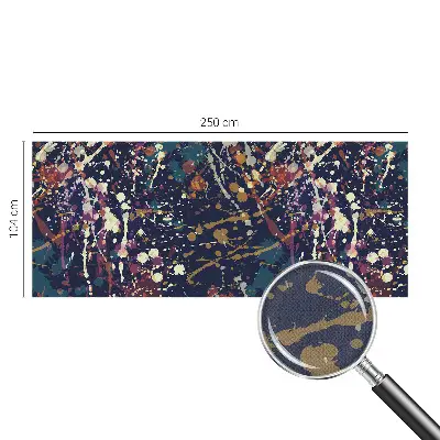 Papier peint photo grand format pour le mur abstraction colorée