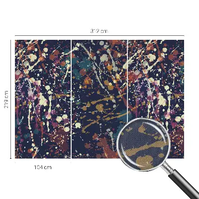 Papier peint photo grand format pour le mur abstraction colorée