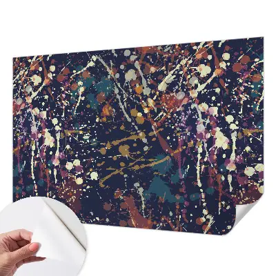 Papier peint photo grand format pour le mur abstraction colorée