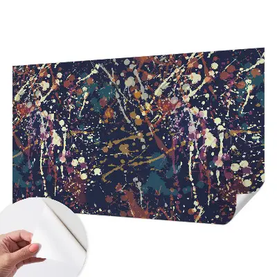 Papier peint photo grand format pour le mur abstraction colorée