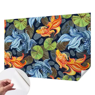 Papier peint photo imprimé sur tissu non tissé Motifs de poissons