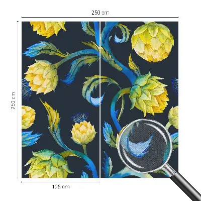 Papier peint photographique sur tissu non tissé virtuose des plantes