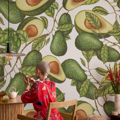 Papier peint intissé Motif avocat