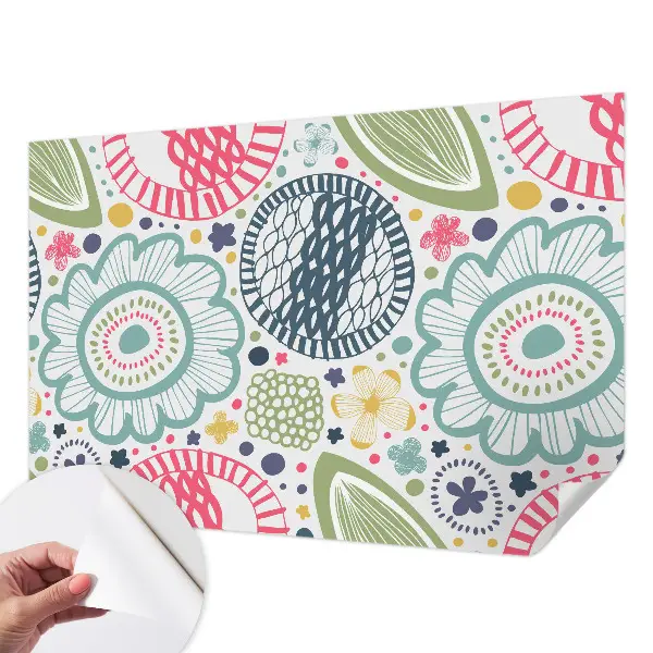 Papier peint intissé imprimé Motifs floraux