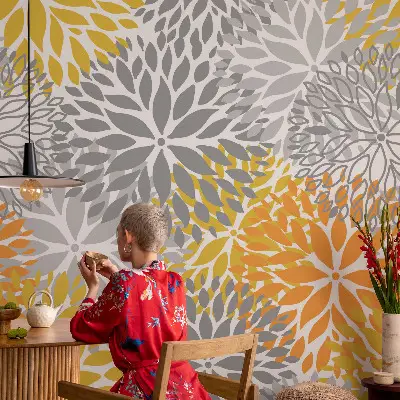 Papier peint photo grand format pour le mur Énergie florale