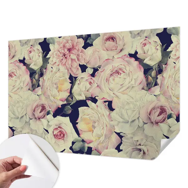 Papier peint photographique intissé bouquet de fleurs