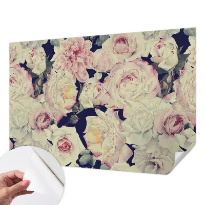 Papier peint photographique intissé bouquet de fleurs