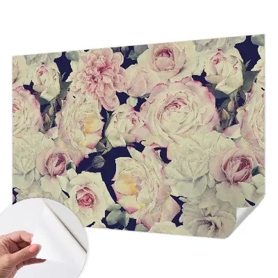 Papier peint photographique intissé bouquet de fleurs