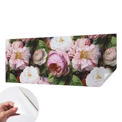 Papier peint photo sur tissu non tissé élégance florale