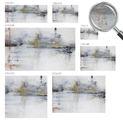 Papier peint intissé imprimé Abstraction harmonieuse