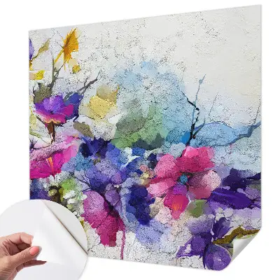 Papier peint intissé Fleurs abstraites