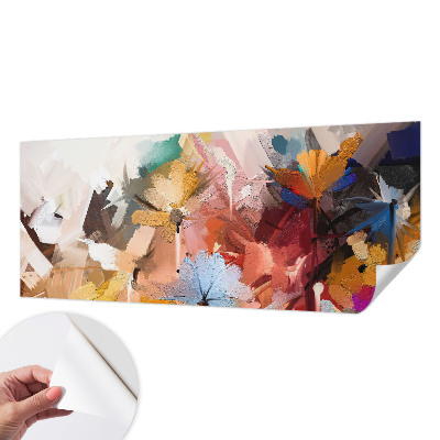 Papier peint chambre adulte cocooning Kvetinový abstrakt