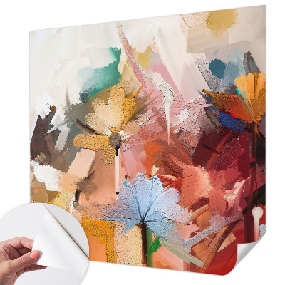 Papier peint chambre adulte cocooning Kvetinový abstrakt