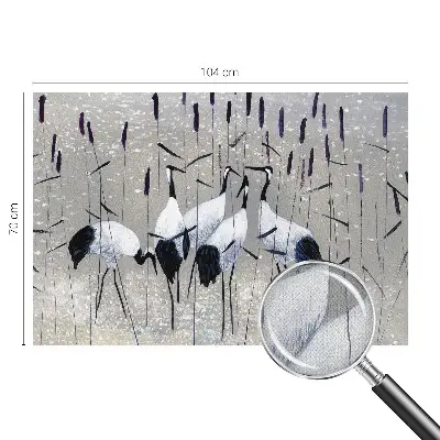 Papier peint intissé Grues harmonieuses
