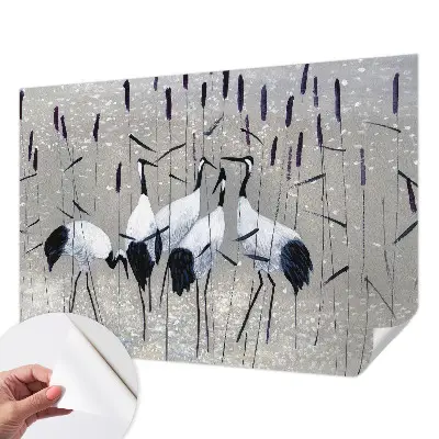 Papier peint intissé Grues harmonieuses