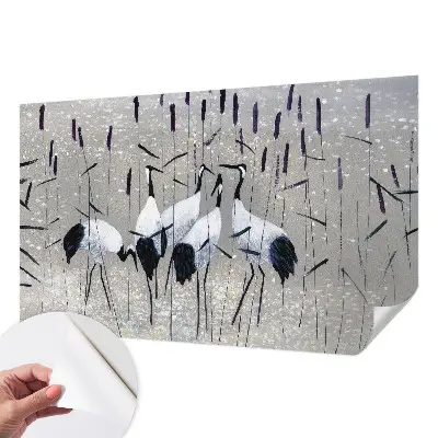 Papier peint intissé Grues harmonieuses