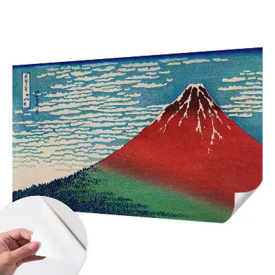 Papier peint photographique sur tissu non tissé Montagne Rouge