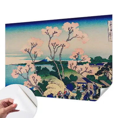 Papier peint photographique intissé fleurs de cerisier