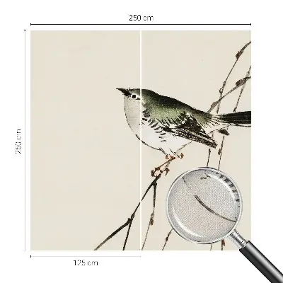 Papier peint intissé Oiseau harmonieux