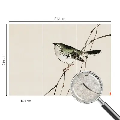 Papier peint intissé Oiseau harmonieux