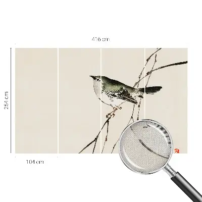 Papier peint intissé Oiseau harmonieux