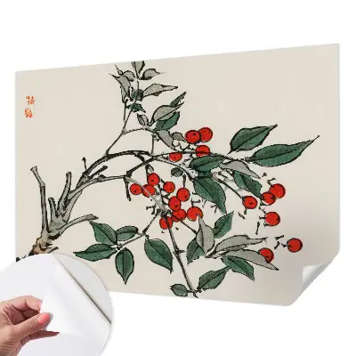 Papier peint photo grand format pour le mur Un brin de baies