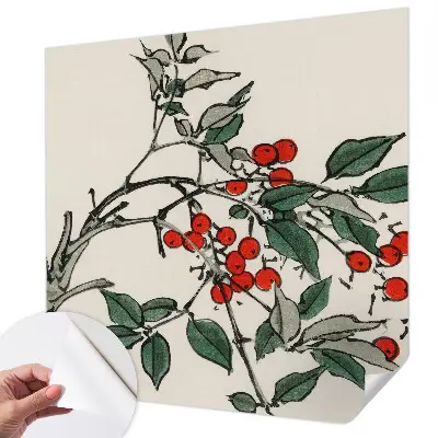 Papier peint photo grand format pour le mur Un brin de baies