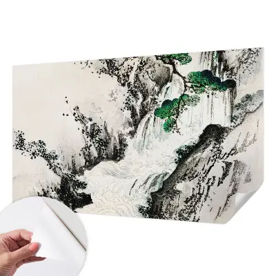 Papier peint photo imprimé sur tissu non tissé Cascade naturelle